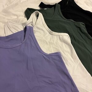 4 lululemon full-length tanks